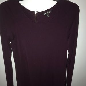 Long sleeve purple dress from Express!